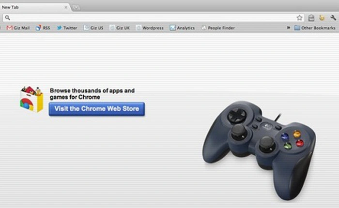 Sử dụng Gamepads để điều khiển trình duyệt Chrome