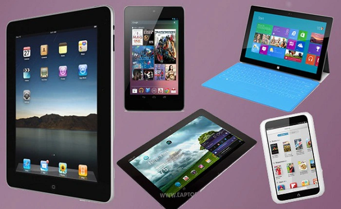 Top 10 máy tính bảng tốt nhất hiện nay