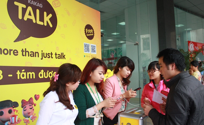 KakaoTalk bắt đầu tham chiến giành thị phần