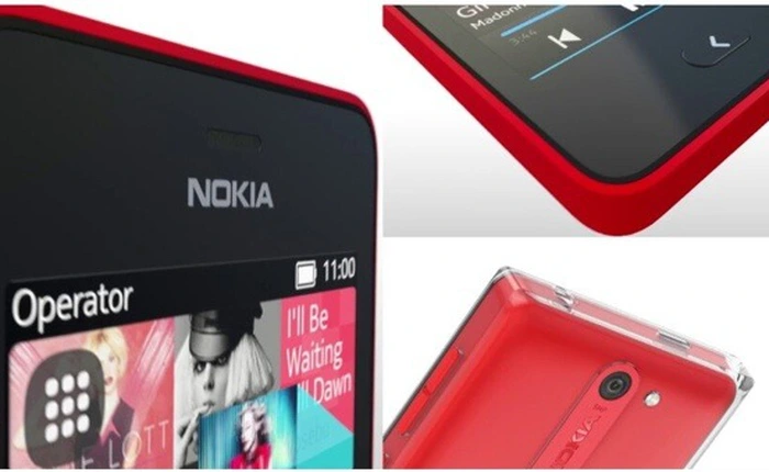 Rò rỉ thiết kế mới của điện thoại Asha