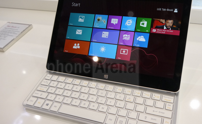 Tab Book: Tablet Windows 8 cao cấp của LG