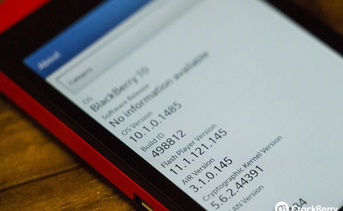 BlackBerry 10.1 đang được thử nghiệm 