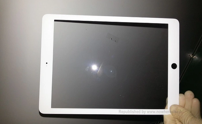 Lộ diện mặt trước iPad 5 với viền màn hình mỏng giống iPad mini