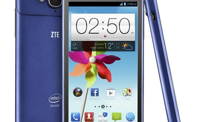 ZTE Grand X2 dùng chip Intel khủng tốc độ 2 Ghz, camera tân tiến