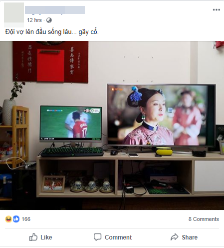 Khi chồng muốn cổ vũ cho Olympic Việt Nam nhưng vợ lại nghiền Diên Hy Công Lược thì đây chính là phương pháp vẹn cả đôi đường - Ảnh 1. Khi chồng muốn cổ vũ cho Olympic Việt Nam nhưng vợ lại nghiền Diên Hy Công Lược thì đây chính là phương pháp vẹn cả đôi đường - Ảnh 1.