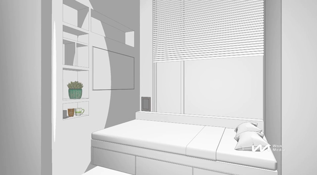 Ngắm ảnh ph&ograve;ng bệnh chật chội lột x&aacute;c ngoạn mục: 2 người kh&aacute;c giới sinh hoạt thoải m&aacute;i, k&ecirc; 2 giường vẫn đủ lối đi - Ảnh 9.